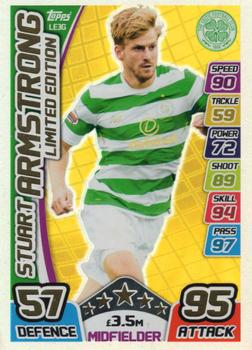 2017-18 Topps Match Attax SPFL - Limited Edition Gold #LE-3G Stuart Armstrong Front