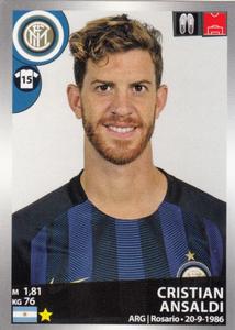 2016-17 Panini Calciatori Stickers #234 Cristian Ansaldi Front