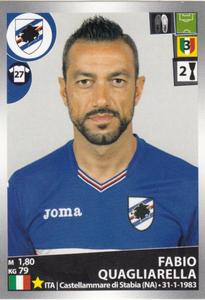2016-17 Panini Calciatori Stickers #474 Fabio Quagliarella Front