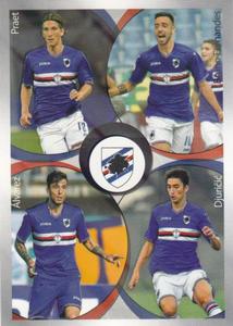 2016-17 Panini Calciatori Stickers #475 Filip Djuričić / Bruno Fernandes / Ricardo Álvarez / Dennis Praet Front