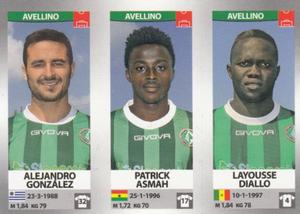 2016-17 Panini Calciatori Stickers #591 Alejandro González / Patrick Asmah / Layousse Diallo Front
