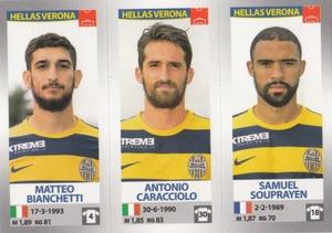 2016-17 Panini Calciatori Stickers #651 Matteo Bianchetti / Antonio Caracciolo / Samuel Souprayen Front