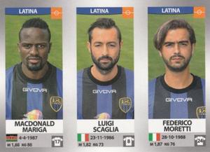 2016-17 Panini Calciatori Stickers #661 McDonald Mariga / Luigi Scaglia / Federico Moretti Front