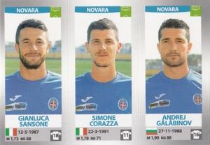 2016-17 Panini Calciatori Stickers #670 Gianluca Sansone / Simone Corazza / Andrej Gălăbinov Front