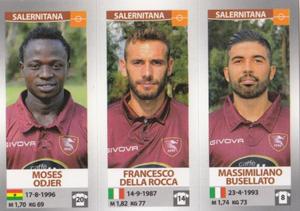 2016-17 Panini Calciatori Stickers #698 Moses Odjer / Francesco Della Rocca / Massimiliano Busellato Front