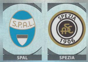 2016-17 Panini Calciatori Stickers #702 Scudetto Spal / Scudetto Spezia Front