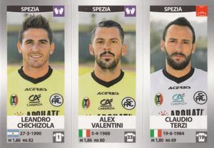2016-17 Panini Calciatori Stickers #710 Leandro Chichizola / Alex Valentini / Claudio Terzi Front