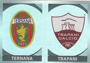 2016-17 Panini Calciatori Stickers #717 Scudetto Ternana / Scudetto Trapani Calcio Front