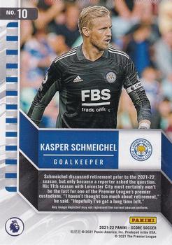2021-22 Score Premier League - All Hands Team #10 Kasper Schmeichel Back