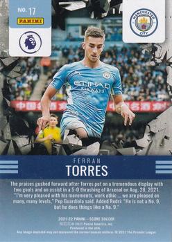 2021-22 Score Premier League - Breakthrough #17 Ferran Torres Back