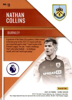 2021-22 Score Premier League - Hot Rookies #11 Nathan Collins Back