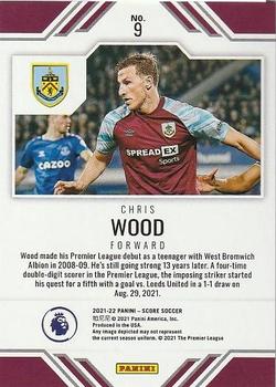 2021-22 Score Premier League - Score Team #9 Chris Wood Back
