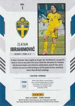 2021-22 Score FIFA #1 Zlatan Ibrahimovic Back