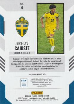 2021-22 Score FIFA #4 Jens-Lys Cajuste Back