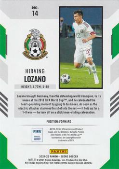 2021-22 Score FIFA #14 Hirving Lozano Back