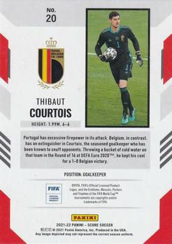 2021-22 Score FIFA #20 Thibaut Courtois Back