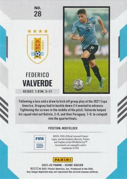 2021-22 Score FIFA #28 Federico Valverde Back