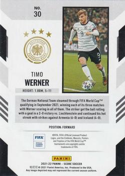 2021-22 Score FIFA #30 Timo Werner Back