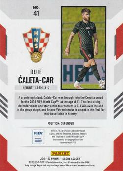 2021-22 Score FIFA #41 Duje Ćaleta-Car Back