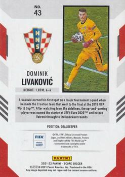 2021-22 Score FIFA #43 Dominik Livakovic Back