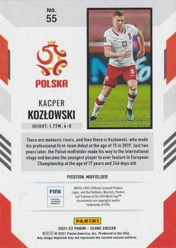 2021-22 Score FIFA #55 Kacper Kozlowski Back