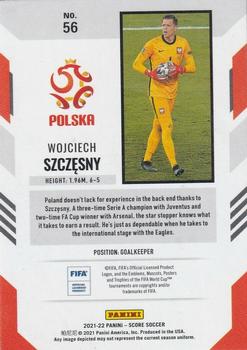 2021-22 Score FIFA #56 Wojciech Szczesny Back