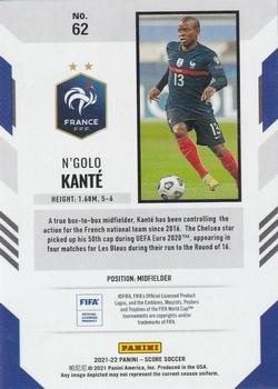 2021-22 Score FIFA #62 N'Golo Kante Back