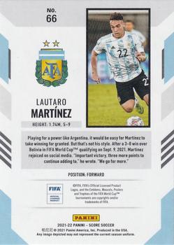 2021-22 Score FIFA #66 Lautaro Martinez Back