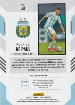 2021-22 Score FIFA #69 Rodrigo de Paul Back