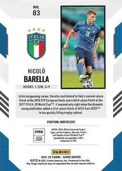 2021-22 Score FIFA #83 Nicolo Barella Back
