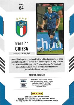 2021-22 Score FIFA #84 Federico Chiesa Back