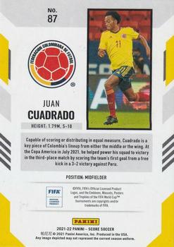 2021-22 Score FIFA #87 Juan Cuadrado Back