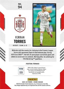 2021-22 Score FIFA #94 Ferran Torres Back