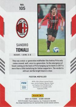 2021-22 Score FIFA #105 Sandro Tonali Back
