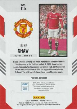 2021-22 Score FIFA #115 Luke Shaw Back
