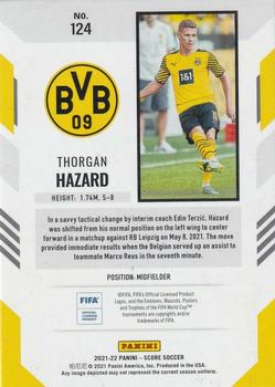 2021-22 Score FIFA #124 Thorgan Hazard Back