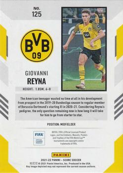 2021-22 Score FIFA #125 Giovanni Reyna Back
