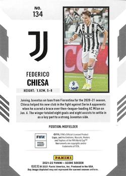 2021-22 Score FIFA #134 Federico Chiesa Back