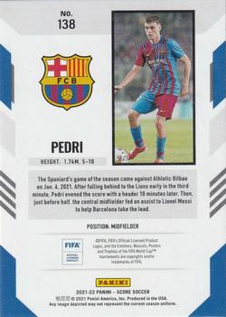 2021-22 Score FIFA #138 Pedri Back