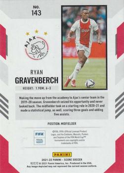 2021-22 Score FIFA #143 Ryan Gravenberch Back