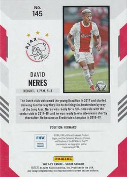 2021-22 Score FIFA #145 David Neres Back