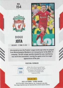 2021-22 Score FIFA #154 Diogo Jota Back