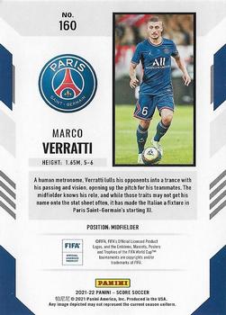 2021-22 Score FIFA #160 Marco Verratti Back