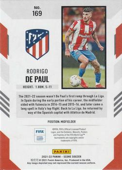 2021-22 Score FIFA #169 Rodrigo de Paul Back