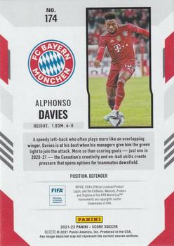 2021-22 Score FIFA #174 Alphonso Davies Back