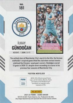 2021-22 Score FIFA #181 Ilkay Gundogan Back