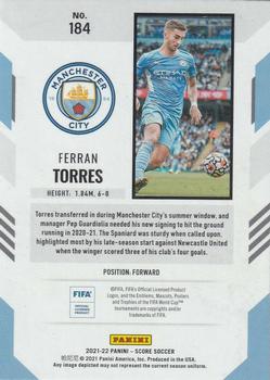2021-22 Score FIFA #184 Ferran Torres Back