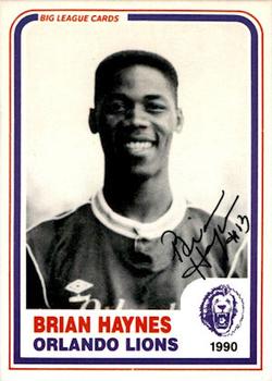 1990 Big League Cards Orlando Lions #33-A990 Brian Haynes Front