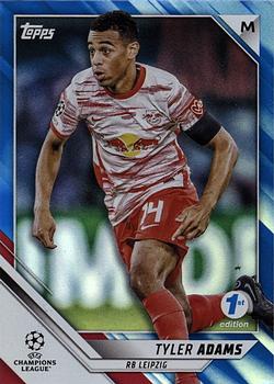 2021-22 Topps UEFA Champions League 1st Edition - Blue Inferno Foil #95 Tyler Adams Front