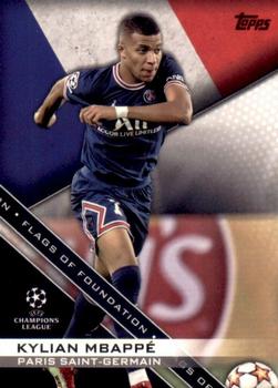 2021-22 Topps UEFA Champions League - Flags of Foundation #FF-07 Kylian Mbappé Front